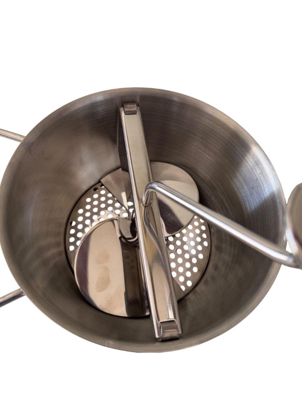 Stainless Steel Food Mill 3 Interchangeable Discs For Sauces Purees Baby Food - Picture 4 of 8
